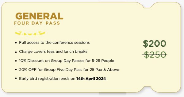 General Ticket - 4 Day Pass